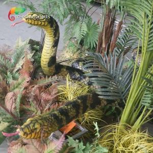 China Life Size Animals Simulated Animatronic Snakes In Animal Exhibitions supplier