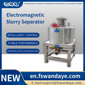 China Manual Magnetic Separator Machine Magnetic Roll Separator For Feldspar kaolin ceramic slurry supplier