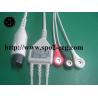China Welch Allyn TPU ECG Lead Cable Round 6 Pin With 3 / 5 Lead Channel wholesale