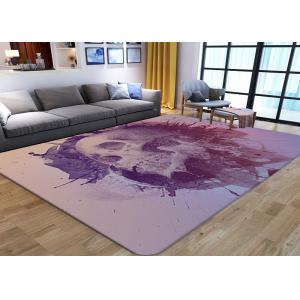 polyester  Wholesale factory home design anti slip customer printed area rugs