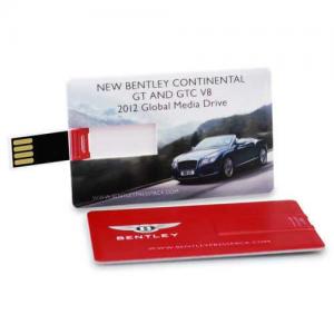 China Credit Business Card USB Drive Flash Drive Memory Stick 4GB-32GB Colorful Print supplier