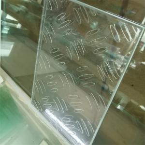 Singal Tempered Glass Laminated Antislip Glass - Non-Slip SkyFloor Glass For Walking Floors