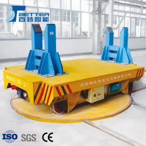 China Motorized Turntable Transfer Cart on Crossed Rails Handling wholesale