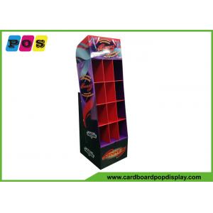 Point Of Sales PDQ Retail Display Custom Corrugated With 12 Pockets POC040