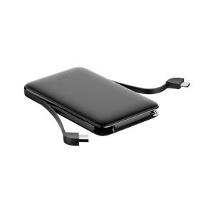 China carregador 10000mAh portátil com cabo incorporado, banco do poder com o adaptador do relâmpago compatível para o iPhone Samsung Xiaomi supplier