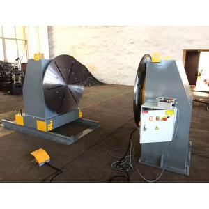 Head / Tail Stock Pipe Welding Positioners , Welding Turn Table