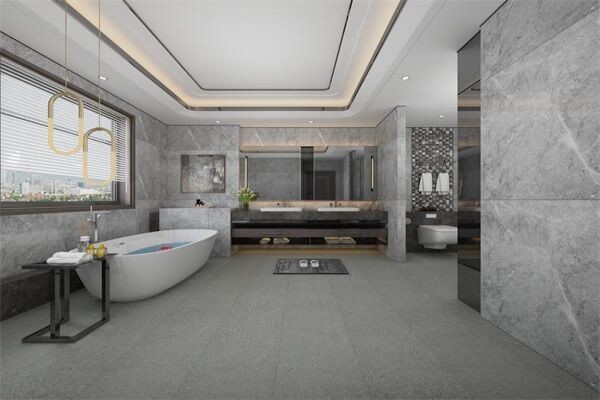 stone composite flooring 4mm spc tile flooring Water Proof Click Lock
