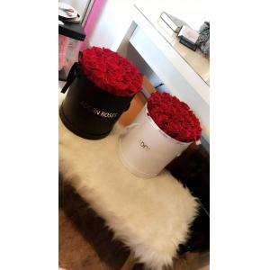 Factory Customized Plain flower box high quality paper flower bucket