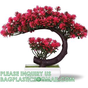 China Artificial Bonsai Tree Juniper Faux Plants Indoor Fake Plants Decor with Ceramic Pots for Home Table Office Desk supplier