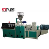 China High Capacity Conical Twin Screw Plastic Extruder Machine For PVC Granulating on sale