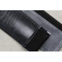 China 11Oz Denim Fabric With Good Stretch Black Backside For Man Jeans on sale