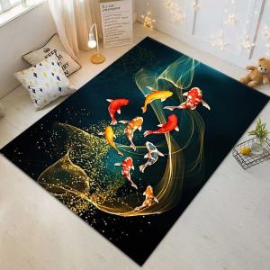 Fishes Sea World Bedroom Floor Carpets Area Rugs For Living Room 8x10