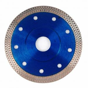 China 4.5 Inch Super Thin Circular Saw Blades , Diamond Stone Cutting Disc For Porcelain Tiles supplier