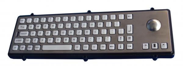 Blank transparent keys panel mount keyboard with mechnical optical laser