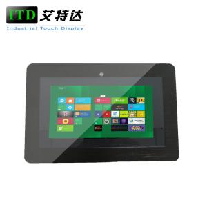 China 7 automóvel impermeável do monitor PCAP do computador do tela táctil da polegada que escurece 1000 lêndeas WIFI BT supplier