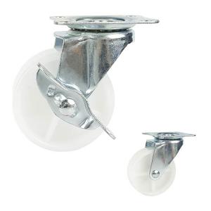 China 50mm Plastic Swivel Caster Wheels , Zinc Plated Solid Caster Wheels supplier