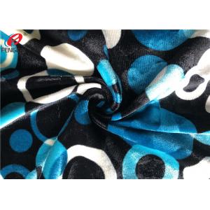 China Warp Knitting Stretch Velboa Fabric , Womens Velvet Dress Fabric Material supplier