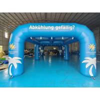 China Wind Resistance  Inflatable Misting Tent Outdoor Events Cooling Misting Stations Portable With Water Jet Pressure Pump on sale