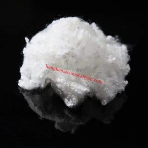 7D*64mm Hollow Conjugated Siliconized Polyester Fiber For Filling Pillows