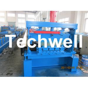 China 10 - 12Mpa Hydraulic Pressure Metal Deck Roll Forming Machine for 0.8 - 1.2 mm Thickness supplier