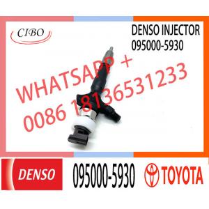 common rail injector 095000-5930 for toyota truck diesel pump injector 23670-09060 for toyota high pressure engine