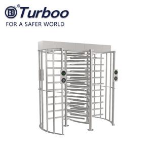 China SUS304 Stainless Steel Full Body Turnstile With Interlocking Function supplier