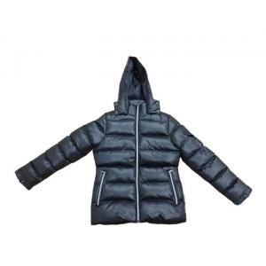 China Sports Running Ladies Hooded Padded Jackets Winter Ladies Three Quarter Length Padded Coats supplier