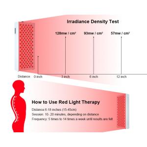 Skin Rejuvenation Half Body Red Light Therapy Devices  600W LED Panel Red
