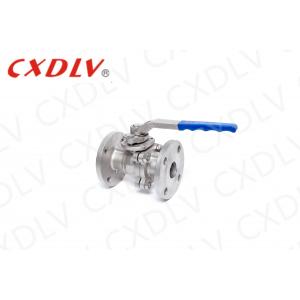 CF8 Flanged Ball Valve with RPTFE or Develon Seat Material for Oil and Other Fluids