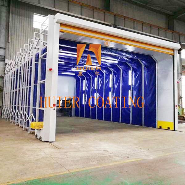 High-Performance Lightweight Electrostatic Painting Line for Automobile Maintenance and Industrial Workpiece Spraying