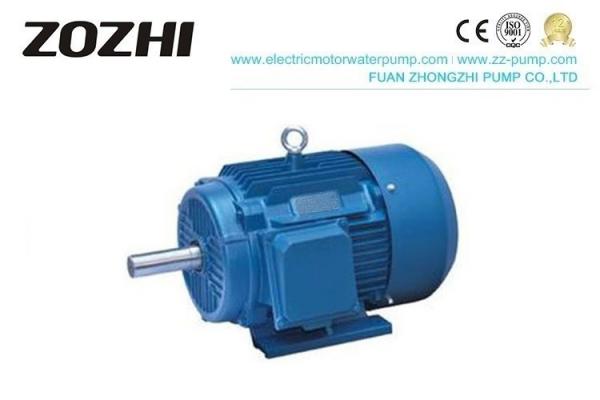 Fully Enclosed Fan Cooled Squirrel Cage Electric Motor 2 Poles Low Noise 0.75