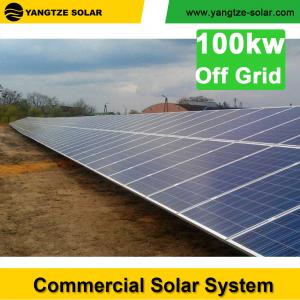 ROHS 100KW outre de kit de système solaire de grille pour la maison commerciale
