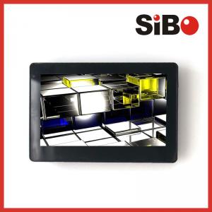 China Customized 7 Inch Wall Flush Mount POE Touch Panel With RS485 For Industrial Control System wholesale