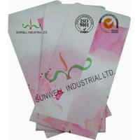 China Normal Finising Ordinary Paper Custom Printed Envelopes 4 Colors Peach Flowers on sale