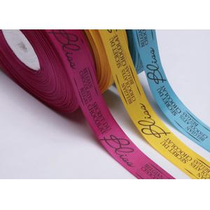 Bulk Custom Printed Grosgrain Ribbon By The Yard Gift Pre Cut For Apparels