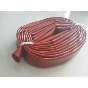 Red Silicone Sleeve Silicone Tube Extrusion For Corona Roller Maximum 2m length