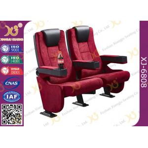 Rocker Back luxury Movie Theatre Auditorium Chair With Tablet Arms