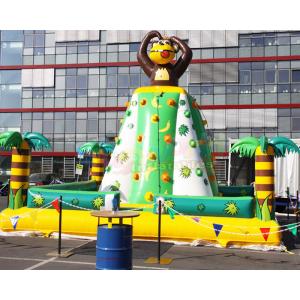 Monkey Bounce House 0.55mm PVC Inflatable Climbing Wall