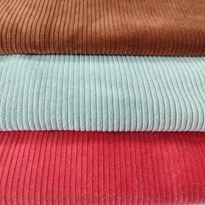 Stripe Velvet Fabric 90% Polyester 10% Spandex Dyed Velour Velvet