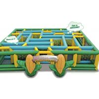China Fire Retardant Inflatable Obstacle Course Blow Up Corn Maze Game on sale