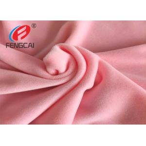 95% Polyester 5% Spandex Velvet Fabric Plain Dyed For Baby Clothes Super Soft