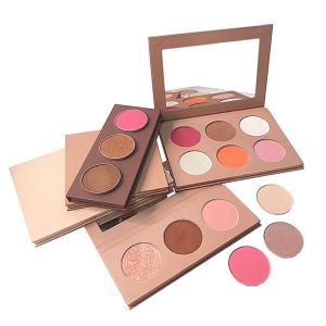 China Long Lasting Face Highlighter Palette Blush And Bronzer supplier