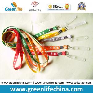 China Promotional custom lanyards, flat polyester working lanyard cords with metal accessories supplier