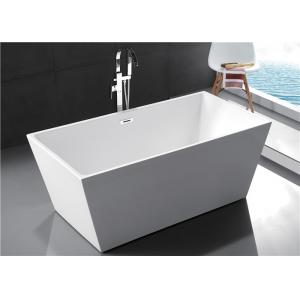 Contemporary Freestanding Soaking Bathtubs With Pop - Up Drainer Indoor