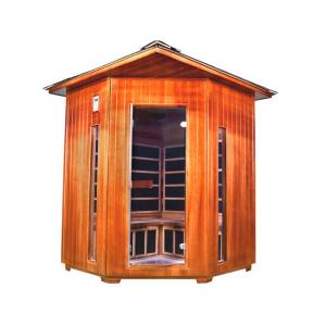 Personne sèche rouge de la pièce 4 de sauna de Cedar Wood Far Infrared Outdoor