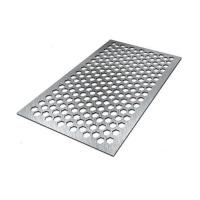 China Hygiene 304 316 Perforated Stainless Steel Sheet 0.3mm For Perforated Grill Mesh on sale