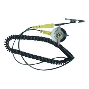 China Cordón anti el poner a tierra estático del alambre de tierra del ESD con el conector banana para la bola baja de la estera del ESD supplier