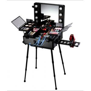 China Portable LED Makeup Mirror Trolley Light for wedding, shooting photo, top styling designer supplier