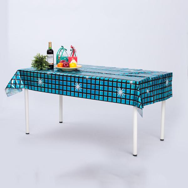 Shiny Laser Disco Table Cloths Rectangular Disco Ball Tablecloth