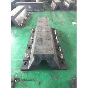 China Marine Arch Type Rubber Boat Dock Bumpers Mounted Impingement PE Face Plate supplier